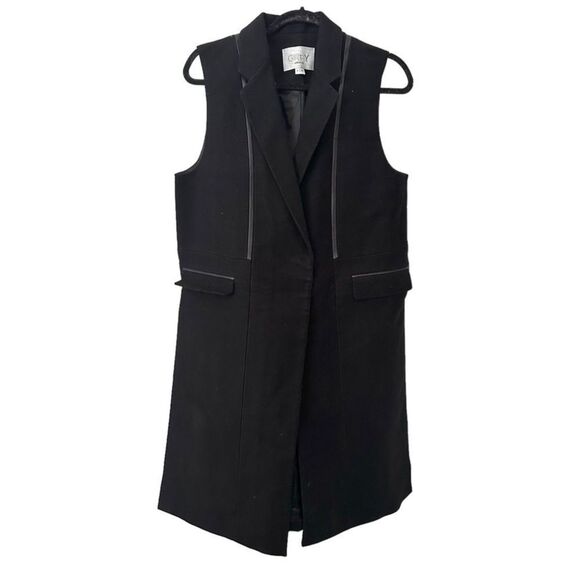 GREY JASON WU Sleeveless Vest Style‎ Trench NWOT Sz 4 - Picture 1 of 3